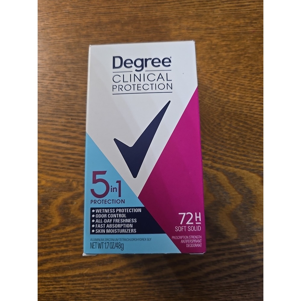 Degree Clinical Protection 5 in 1 Protection Deodorant 1.7oz ~ Expires 07/2027